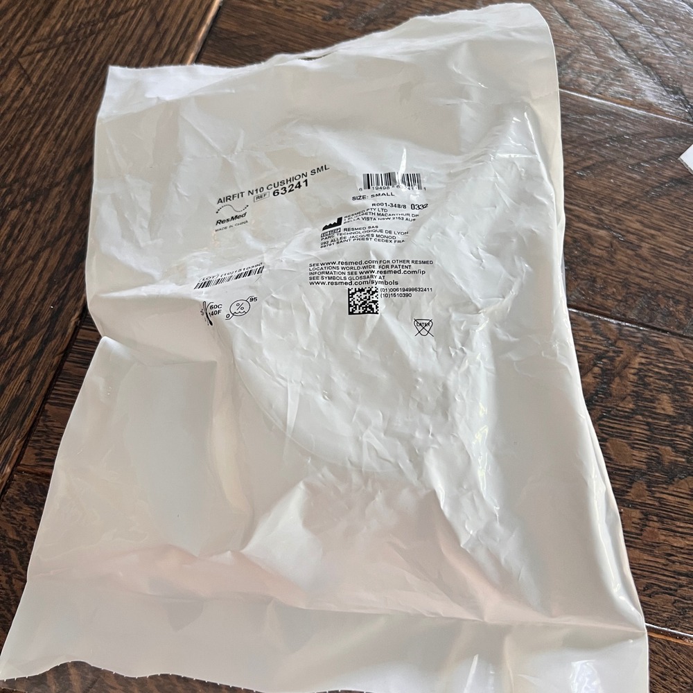 1 -  ResMed AirFit N10 Nasal Pillow Cushion Replacement SMALL 63241 SEALED